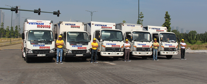 Xe tải dịch vụ chuyển nhà quận 4 tại TPHCM - Công ty Vietnam Moving