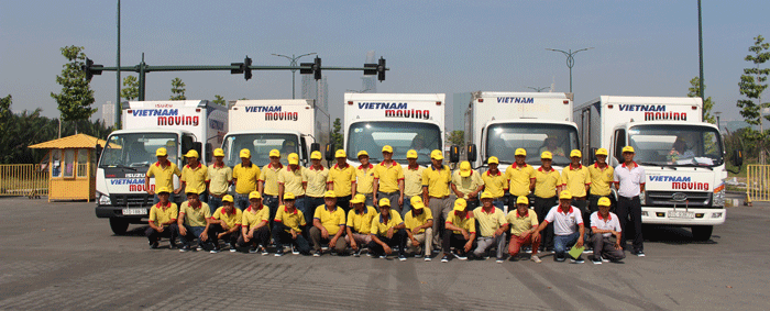 Đội ngũ nhân viên dịch vụ taxi tải quận 10 TPHCM