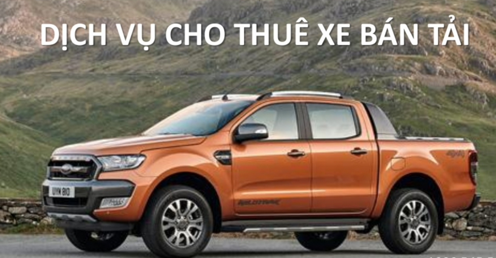 dịch vụ cho thuê xe bán tải chuyển nhà chuyển đồ tại tphcm