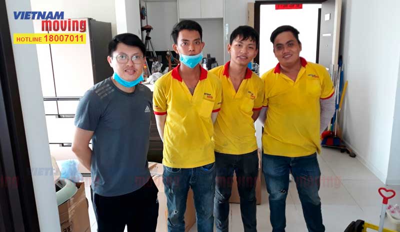 Dự án chuyển Anh Long ở căn hộ chung cư Mỹ Phú