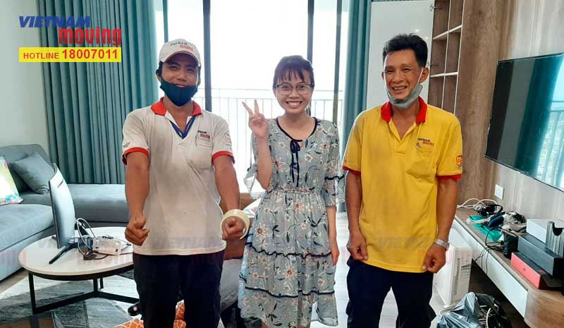 Dự án chuyển Chị Hiền ở căn hộ chung cư The Sun Avenue