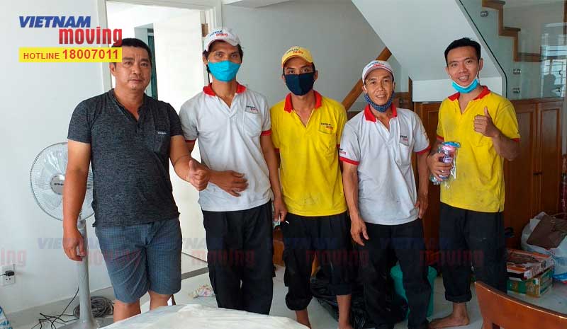 Dự án chuyển nhà Anh Hào ở huyện Nhà Bè ngày 04/04/2020