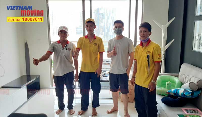 Dự án chuyển nhà Anh Qui ở căn hộ chung cư The Tresor, Quận 4