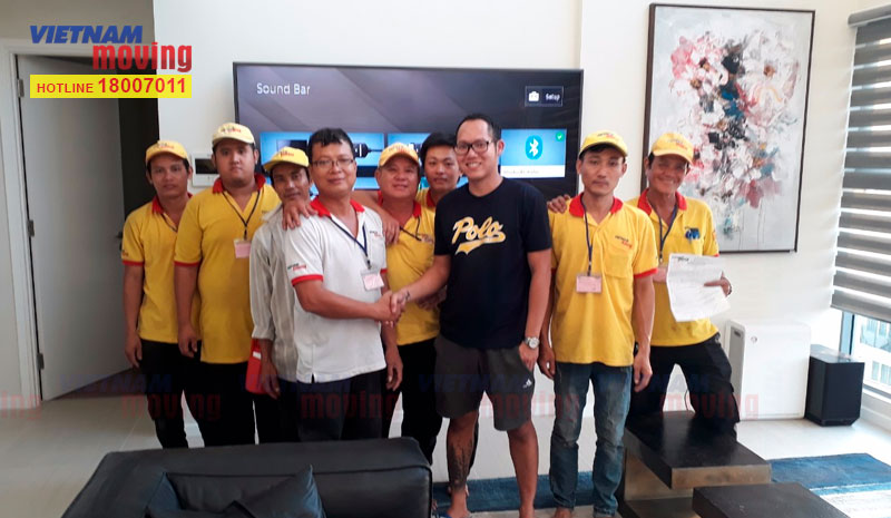 Dự án chuyển nhà Anh Quý ở Khu biệt thự căn hộ Saigon Villas Hill