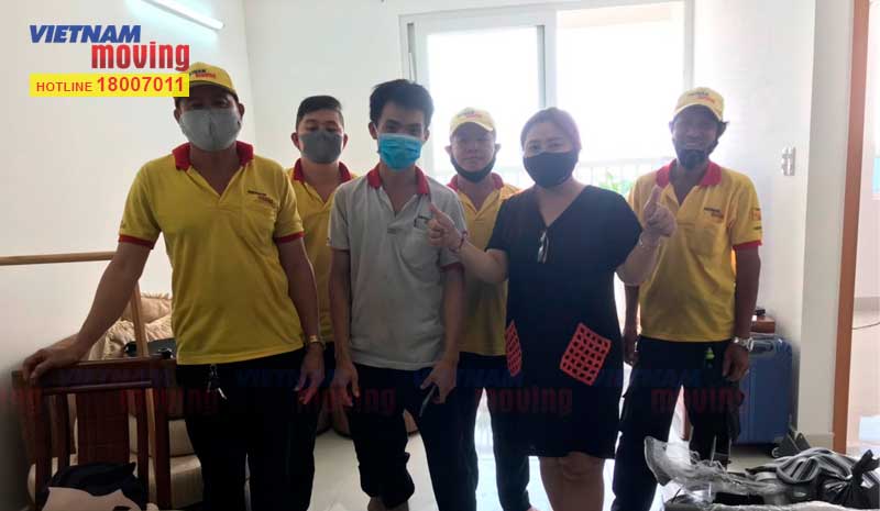 Dự án chuyển nhà Chị Hoàng ở huyện Nhà Bè ngày 01/04/2020