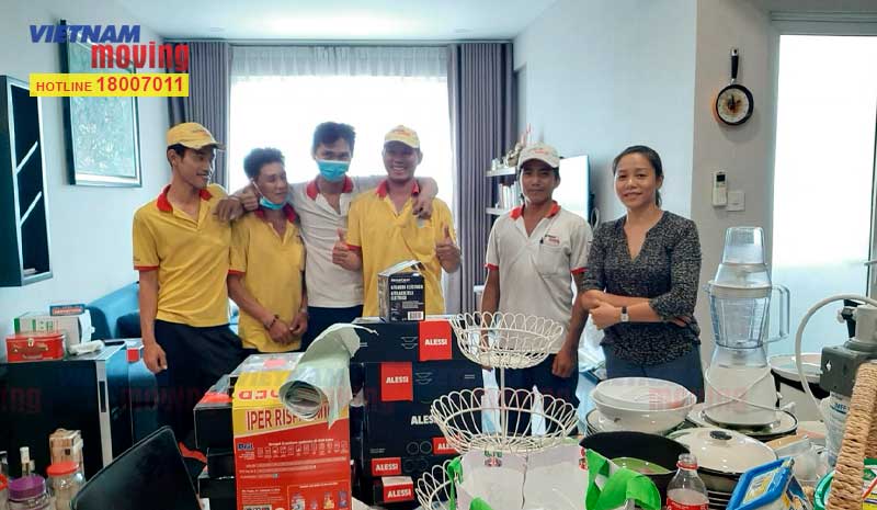 Dự án chuyển nhà Chị Liên ở căn hộ chung cư The Sun Avenue