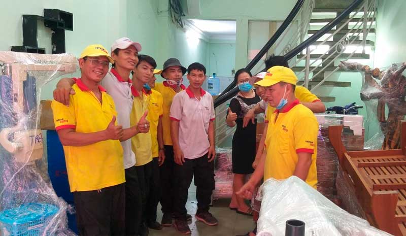 Dự án chuyển nhà chị Nga ở quận 1 ngày 16/03/2020