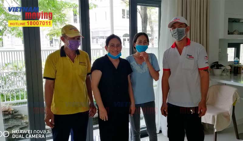 Dự án chuyển nhà Chị Nguyệt ở quận Phú Nhuận ngày 26/03/2020