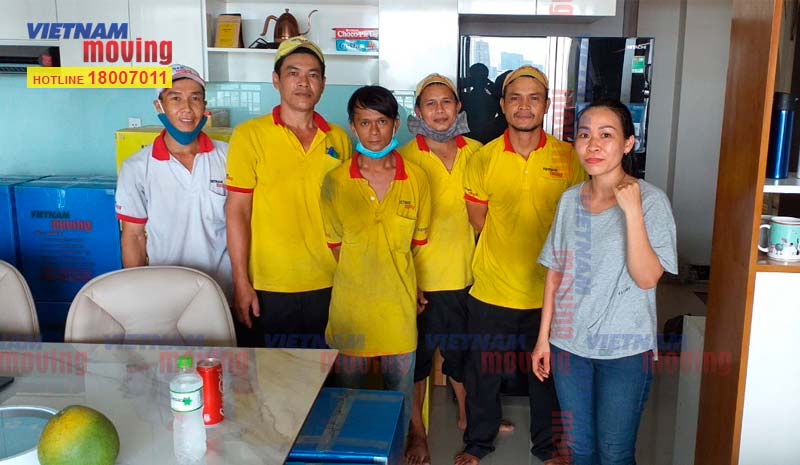 Dự án chuyển nhà Chị Sinh ở căn hộ Ruby 1 Saigon Pearl