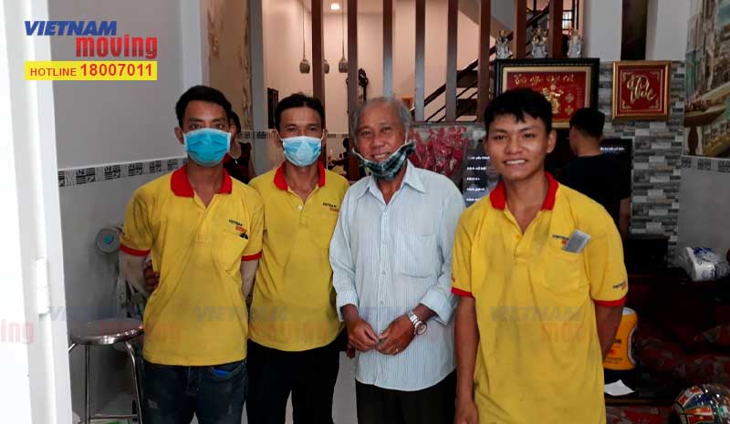 Dự án chuyển nhà Chú Minh ở huyện Bình Chánh ngày 11/04/2020