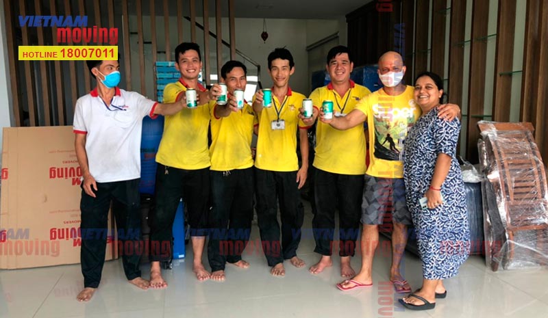 Dự án chuyển nhà Mr. Nishant Bakshi ở căn hộ Chung cư Saigon Pearl