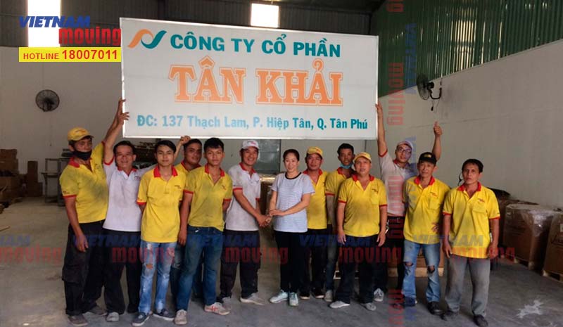 Dự án chuyển văn phòng Công ty cổ phần Tân Khải