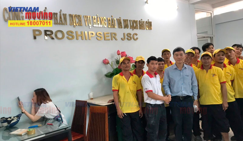 Dự án chuyển văn phòng Công ty CP DV Hàng Hải và Du Lịch Sài Gòn