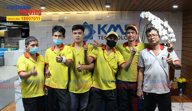 Dự án chuyển văn phòng Công ty KMS Technology
