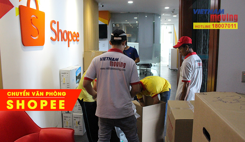 Dự án chuyển văn phòng công ty Shopee Việt Nam