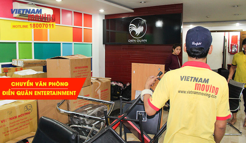 Dự án chuyển văn phòng công ty Truyền Thông Và Giải Trí Điền Quân