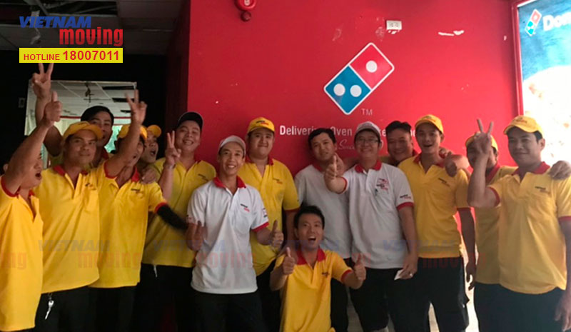 Dự án vận chuyển cửa hàng Domino's Pizza Việt Nam
