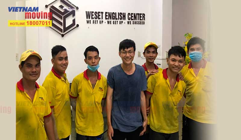 Dự án vận chuyển trung tâm Anh ngữ WESET English Center