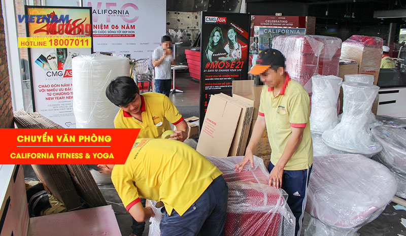 [Dự Án] vận chuyển Trung tâm California Fitness & Yoga quận 4