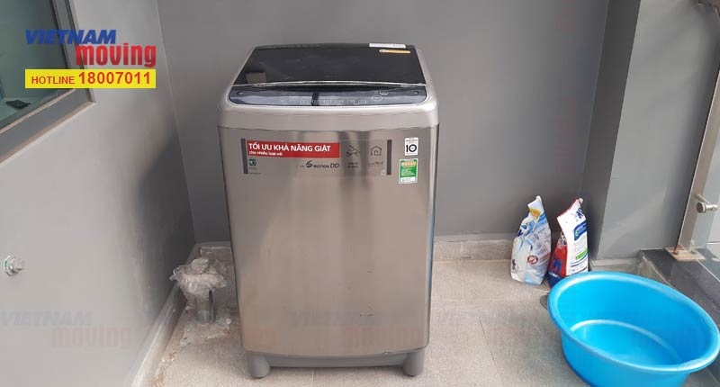 Hướng dẫn 4 bước đơn giản đóng gói và di chuyển máy giặt khi chuyển nhà