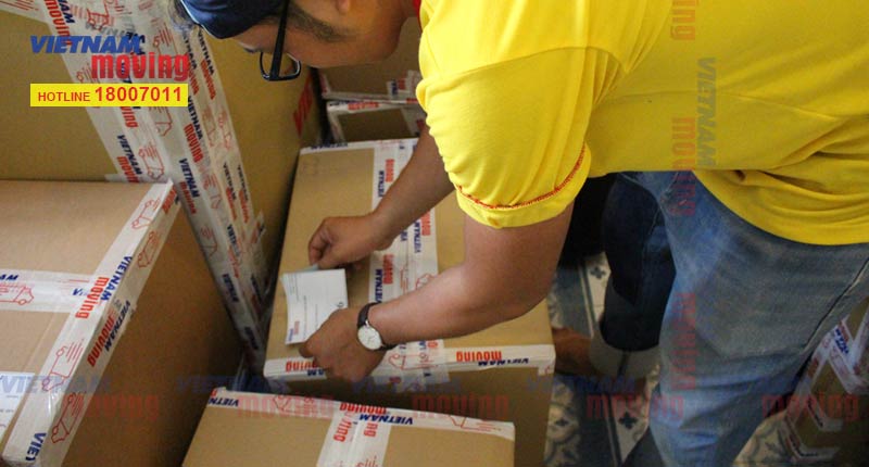 Hướng dẫn ghi chú dán nhãn sau khi đóng thùng đồ đạc khi chuyển nhà