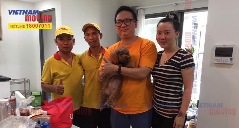 Làm thế nào để chuyển nhà khi có thú cưng của bạn - Khách hàng chuyển nhà cùng thú cưng của mình