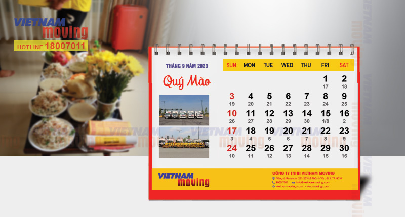 Danh sách ngày tốt nhập trạch trong tháng 9 năm 2023