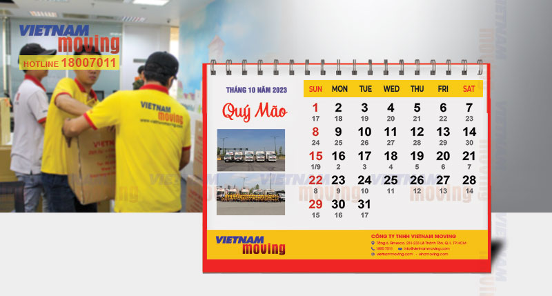 Danh sách ngày tốt trong tháng 10 năm 2023