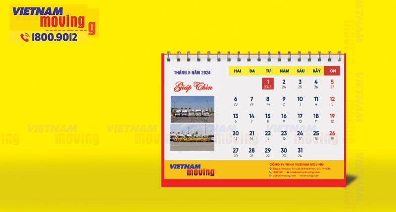 Danh sách các ngày tốt trong tháng 5 năm 2024 - Giáp Thìn