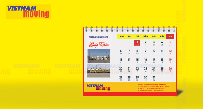 Danh sách các ngày tốt trong tháng 5 năm 2024 - Giáp Thìn