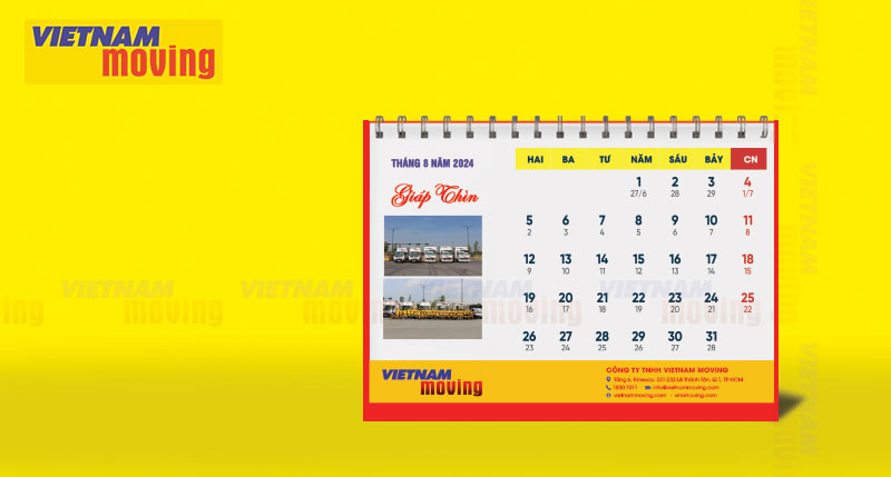 ngày tốt trong tháng 8 năm 2024 - Giáp Thìn