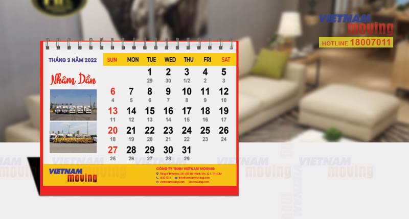 Xem ngày tốt chuyển nhà trong tháng 3 năm 2022