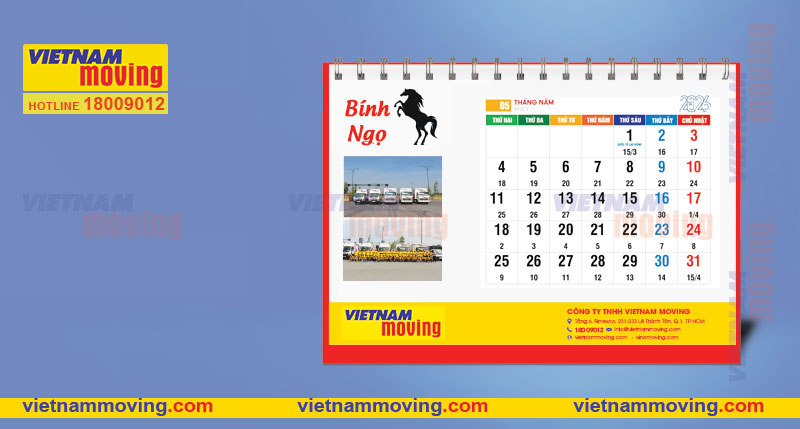 Danh sách các ngày tốt tháng 05 năm 2026 để chuyển nhà