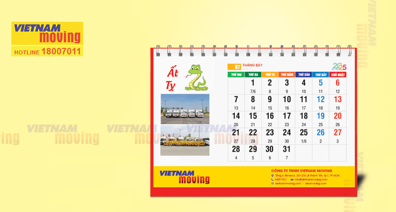 Danh sách các ngày tốt tháng 7 năm 2025 - Ất tỵ