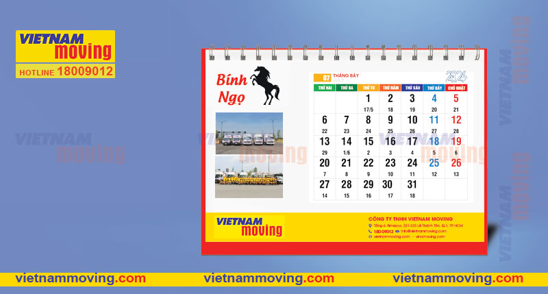 Danh sách các ngày tốt tháng 07 năm 2026 để chuyển nhà