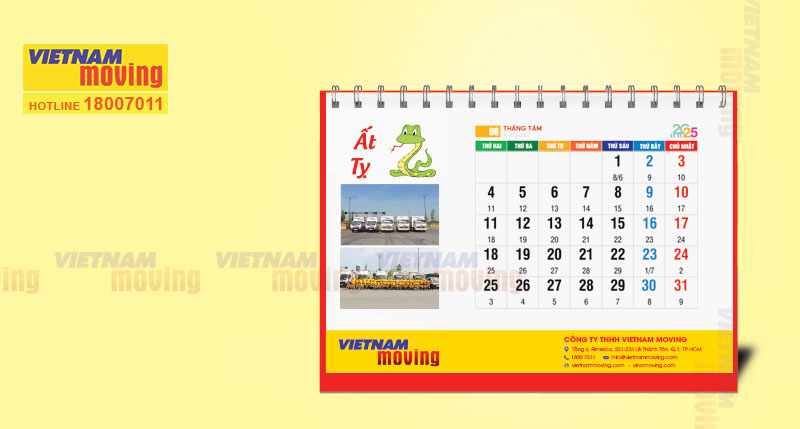 Danh sách ngày tốt chuyển nhà trong tháng 8 năm 2025 - Ất tỵ