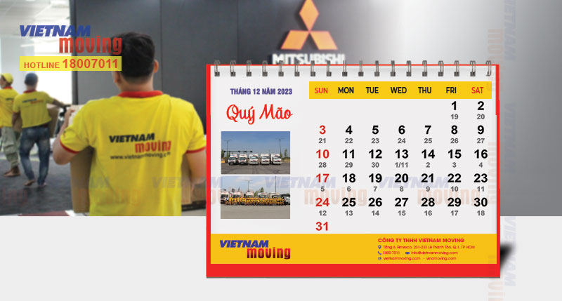 Ngày giờ tốt chuyển văn phòng tháng 12 năm 2023