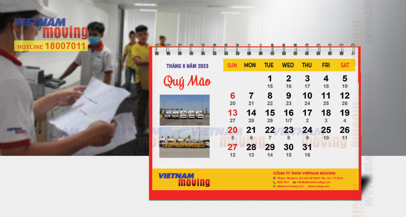 Danh sách ngày tốt trong tháng 8 (tháng 7 âm lịch) năm 2023