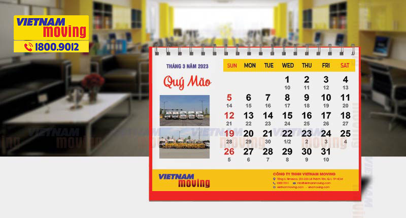 xem ngày giờ tốt chuyển văn phòng trong tháng 3 năm 2023