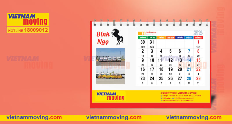 Danh sách ngày tốt chuyển văn phòng trong tháng 3 năm 2026