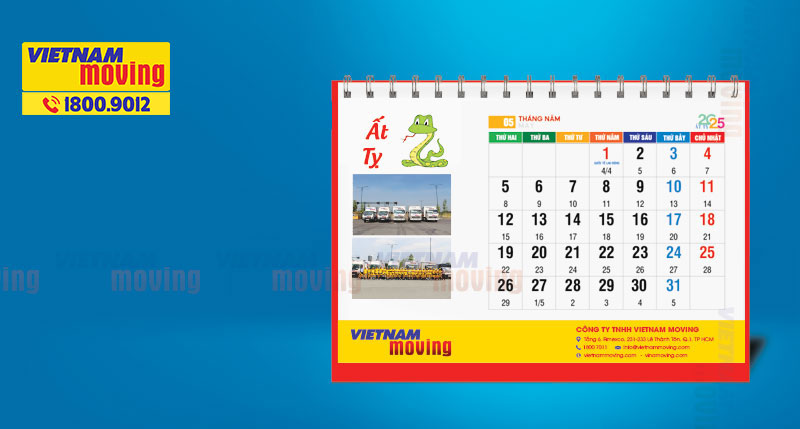 Danh sách các ngày tốt tháng 5 năm 2025 - Ất tỵ