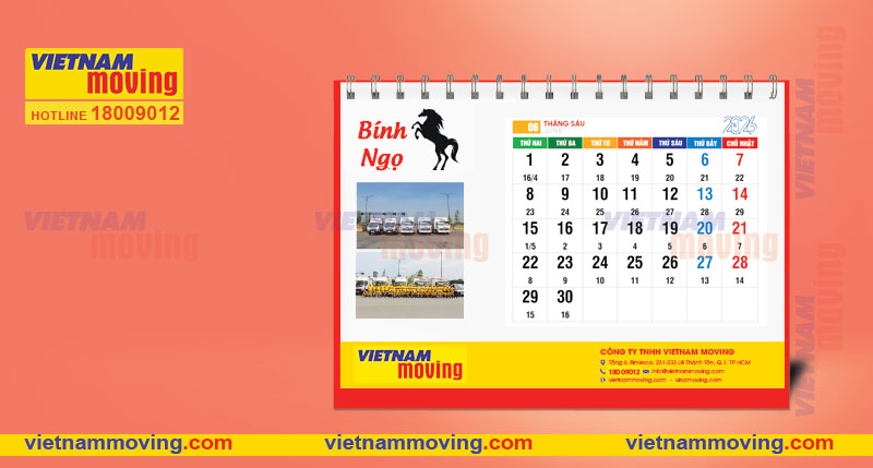 Danh sách các ngày tốt tháng 6 năm 2026