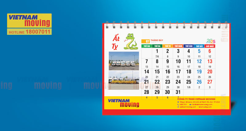 Danh sách các ngày tốt tháng 07 năm 2025 - Ất tỵ