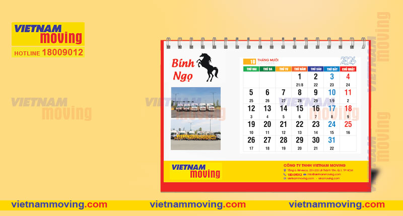 Danh sách các ngày tốt tháng 10 năm 2026 để nhập trạch về nhà mới