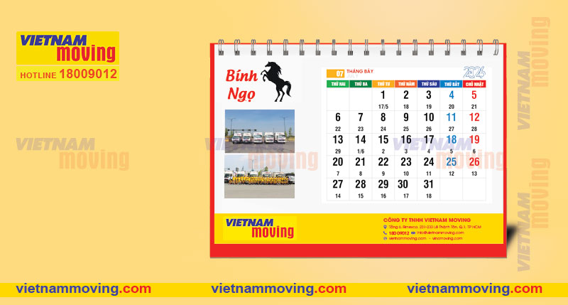 Danh sách các ngày tốt tháng 7 năm 2026 để nhập trạch về nhà mới