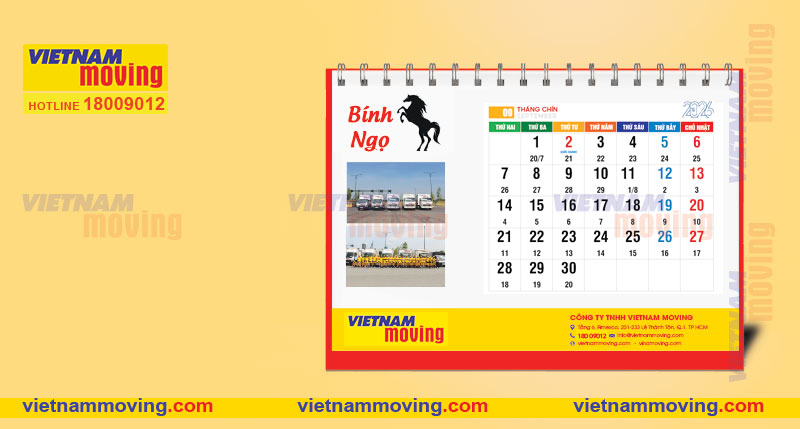 Danh sách các ngày tốt tháng 9 năm 2026 để nhập trạch về nhà mới